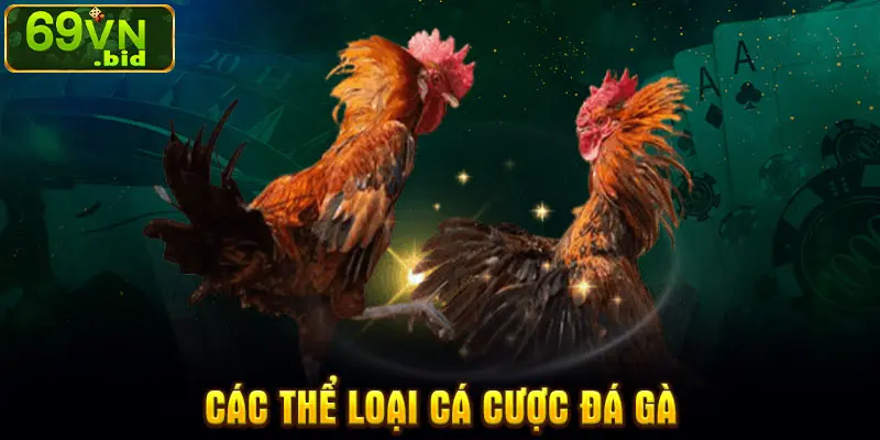 Các thể loại cá cược đá gà