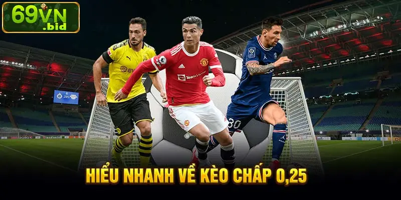 Hiểu nhanh về kèo chấp 0.25 